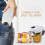 Electric Jar Opener with Black Button, ABS, 90mm Cut Diameter 4