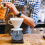 Bollitore da caffè 600 ml vetro+gomma teiera nera 10
