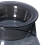 Bollitore da caffè 600 ml vetro+gomma teiera nera 12