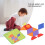 Blocchi da costruzione geometrici creativi gialli 10