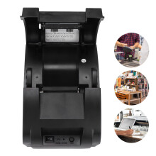 5890K High Speed 90mm/s Thermal Label Printer for Windows/Linux, Black