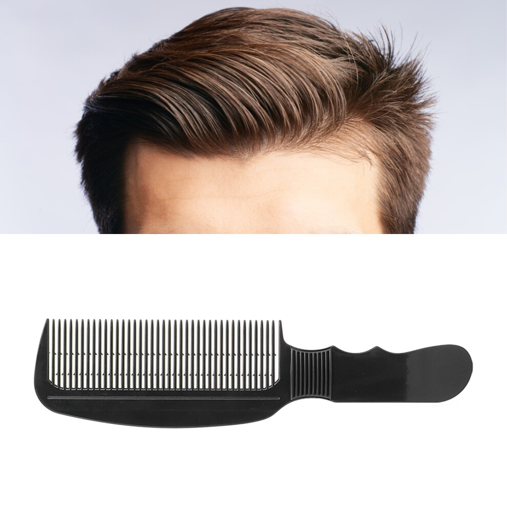 Portable Black Men's Hair Comb Corrosion Resistant 23x5.8cm