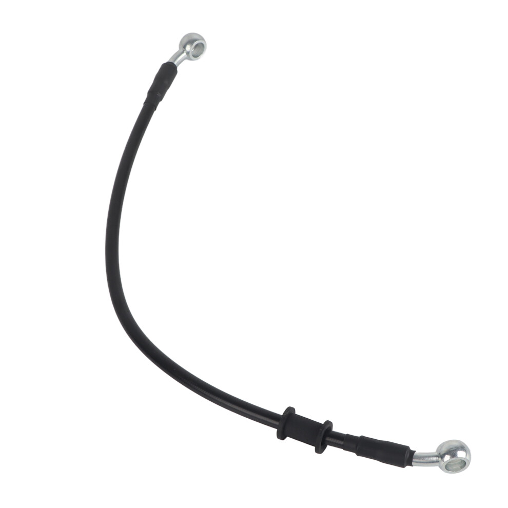 Universal 40Cm Pvc Heat Insulated Steel Motorcycle Brake Line Black 9411340401197