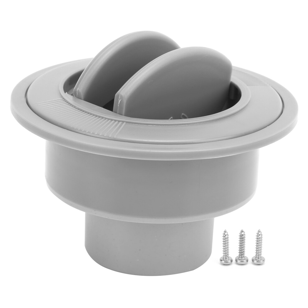 Air Conditioning Outlet 100/76/47Mm Gray Round Abs 9121376530166