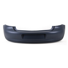 VW Polo 6R 2009-2014 Rear Bumper Primed No Sensor Holes No Exhaust Cut Out