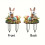 (B) Easter Cards Multipack Spread Joy With Beautiful Designs Easter Bunny 3