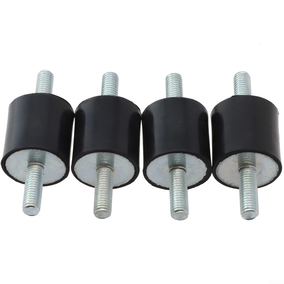 M8 Thread Anti-Vibration Feet Set Of 4 For Equipment - Noise Reduction, Durable Rubber, Universal Compatibility 6947110086378
