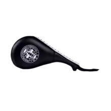 Pad Taekwondo Kick Pad with Lanyard PU Foam Kick Target for Karate Muay Thai Sanda Black