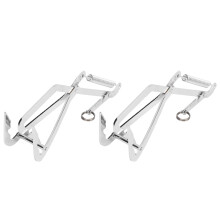 2 Pcs Stainless Steel Seafood Grabbers for Crabs and Predatory Fish