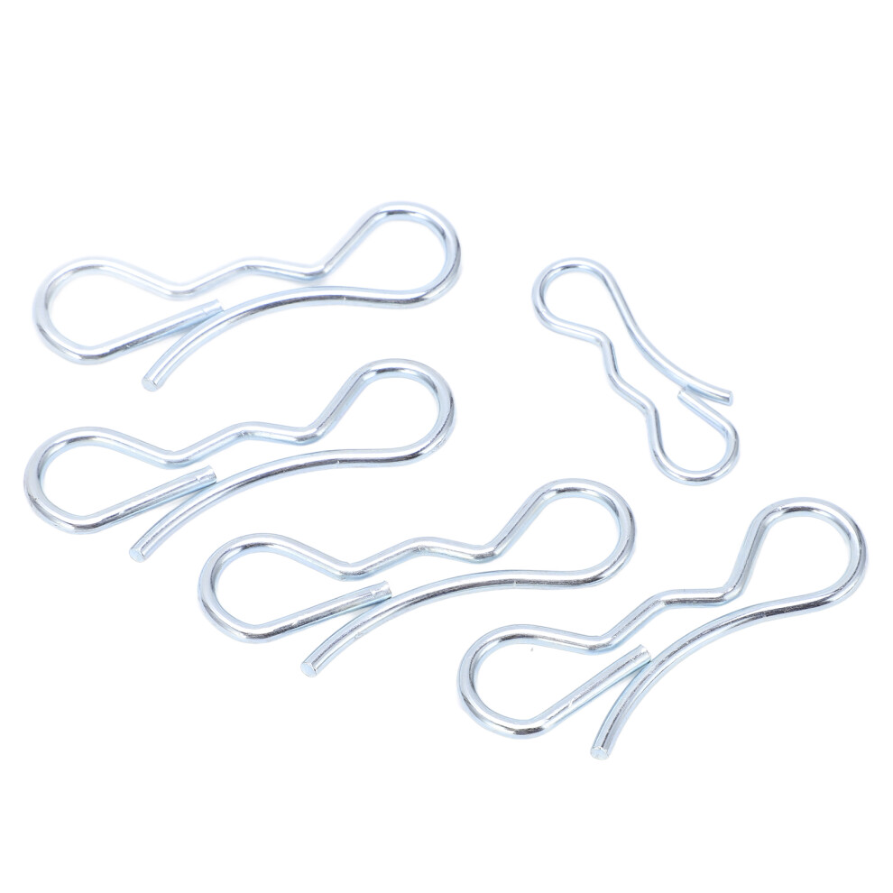 5pcs Iron Silver Bow Tie Lock Cotter Pins Anti Corrosion Deck Clip Kit-image-OPC-PJKDJ6H-NEW