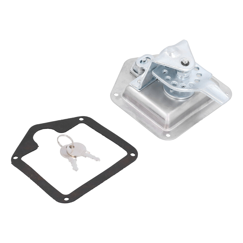 Car Door Lock T Handle Stainless Steel With 2 Keys 9121376531033