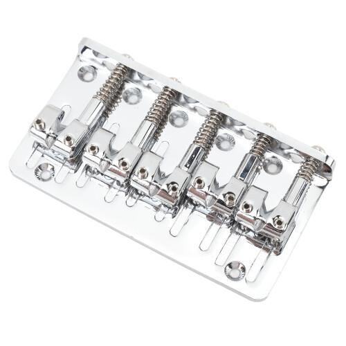 5 String Bass Bridge Adjustable Saddle Zinc Alloy 1