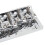 5 String Bass Bridge Adjustable Saddle Zinc Alloy 14