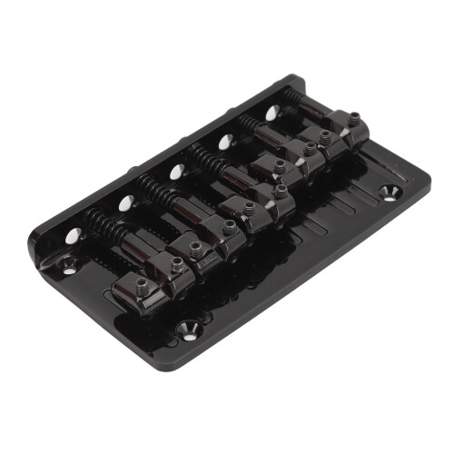 5 String Bass Bridge Adjustable Saddle Zinc Alloy 2