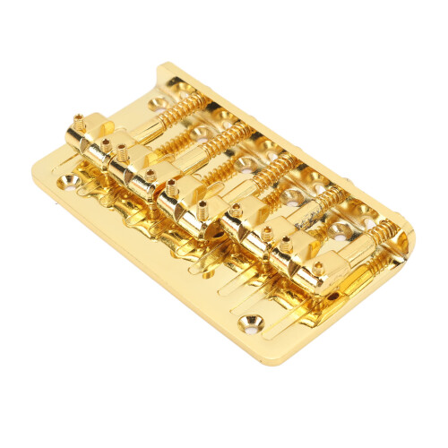5 String Bass Bridge Adjustable Saddle Zinc Alloy 1