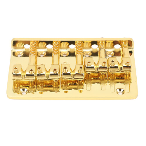 5 String Bass Bridge Adjustable Saddle Zinc Alloy 2