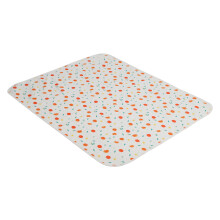 Washable Breathable Cotton Waterproof Changing Pad Liner 80x100cm Orange