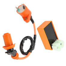Kit CDI e bobina di accensione ATC125 TRX200 Arancione 16 pollici