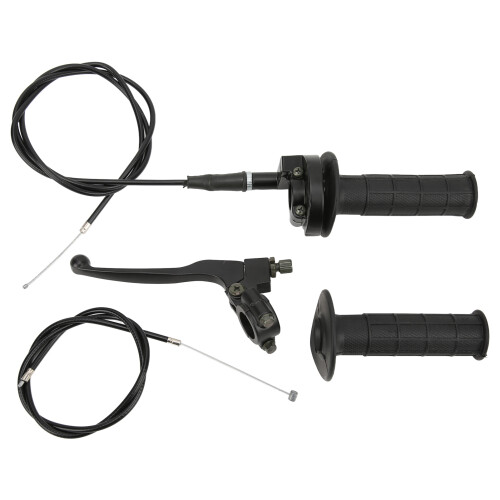 Cavo acceleratore/freno da 7/8 di pollice Nero opaco 50-250cc 1