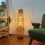 Rustic Boho Hand-Woven  Floor Lamp Corner Night Light with 3 Colors 3