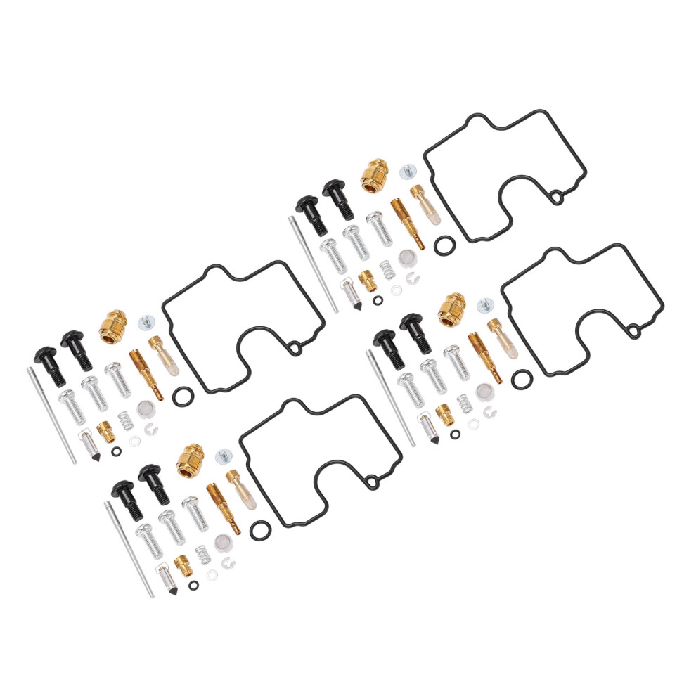 76Pcs Motorcycle Carburetor Repair Kit Rubber Metal For Yamaha Yzf R1 1998-2001 4951340409564