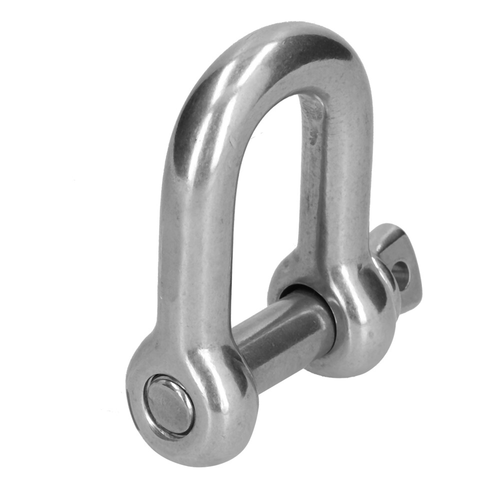304 Stainless Steel D Ring Anchor Shackle M16 1100Kg 2Pcs 7901340410388
