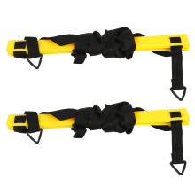 2 Stück Agility-Trainingsleiter PP und Nylon mit Dreiecks-Schnalle, Tragetasche, Geschwindigkeits-Trainingsgerät für Fußball