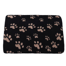 Couverture en peluche pour petits animaux Empreinte de patte de chat M Respirante & Lavable en machine