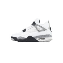 (UK5.5=EUR38.5) Air Jordan 4 Retro OG White Cement Womens Men's Adult Kids AJ4