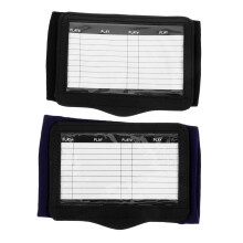 Football Wristband Playbook - 2 Piece Set for Tackle and Flag Football, Durable Sports Accessory for Basketball, Lacrosse, Tennis
