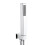 NES Home Nes Home Square Shower Handset Wall Bracket and Shower Handset 3