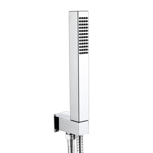 NES Home Nes Home Square Shower Handset Wall Bracket and Shower Handset 2