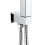 NES Home Nes Home Square Shower Handset Wall Bracket and Shower Handset 5