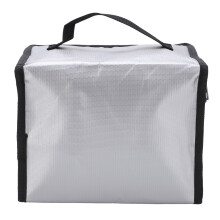 Safe Bag 8,5  5,7  6,5 pouces pochette ignifuge argentée