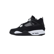 (UK10=EUR45) Air Jordan 4 Retro White Thunder Womens Men's Adult Kids AJ4
