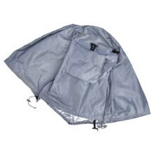 Copertura impermeabile antipolvere per gabbia da cane 109x76x74 cm per interno/esterno grigio