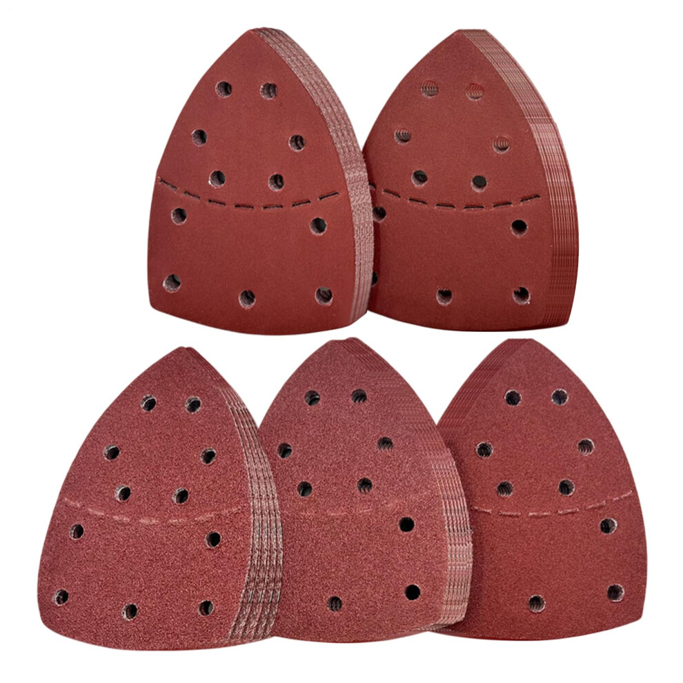 Furniture Sandpaper For Wooden Renovation, Triangular Design With 11-Hole Metal Paper For Precision Finishing 6947110086958