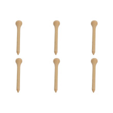 50 Stück Golf Tees Professionelle, starke Ersatz-Holz-Golf-Tees für Golfausrüstung 70 mm / 2,76 Zoll