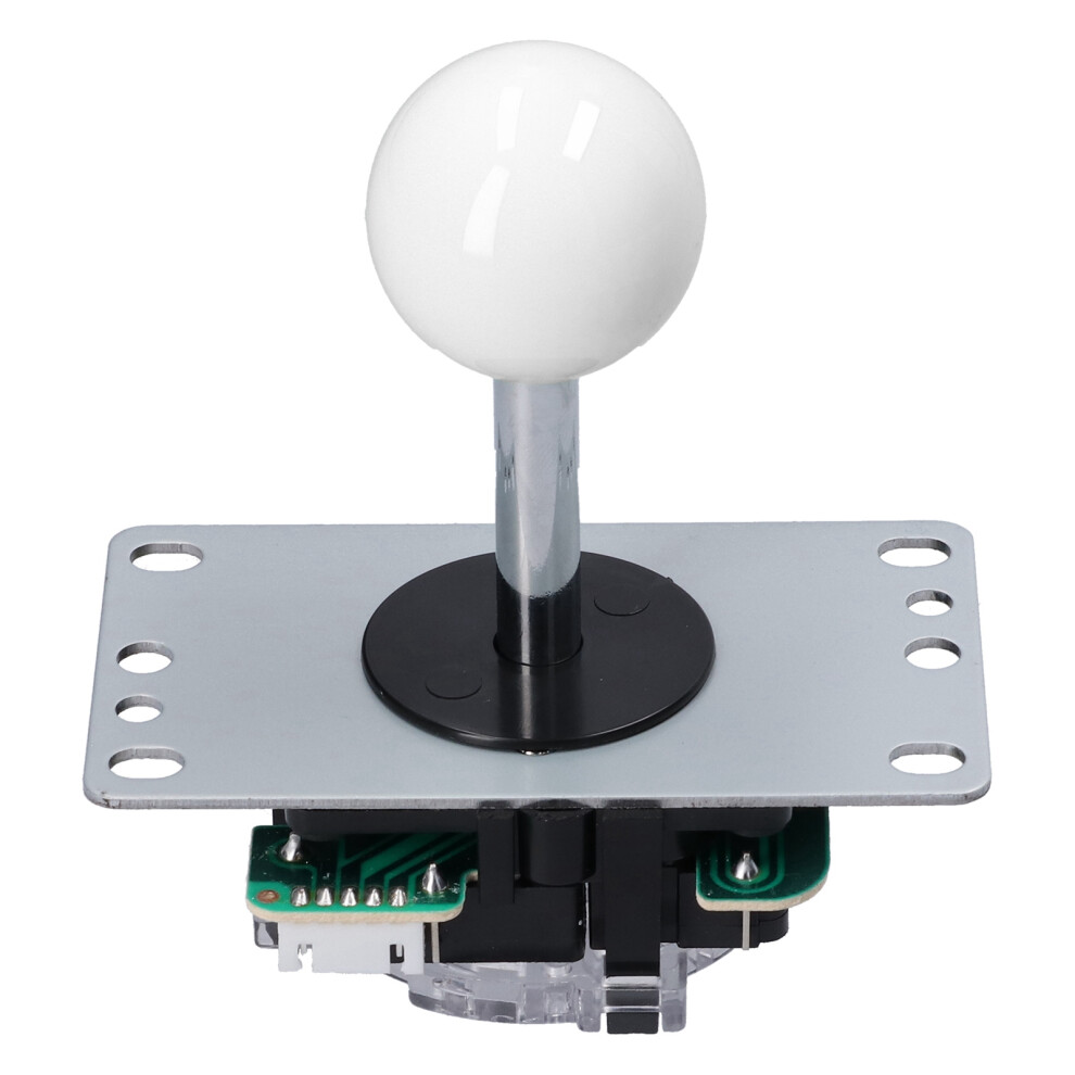 Qm070901 Arcade Game Joystick Kit With 10 Buttons & Encoder Board - White 8731340414982