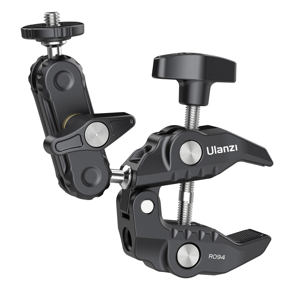 Multi-Functional Super Clamp With Ball Head, Aluminum Alloy, 1.5Kg Load 8761340417706