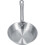 Stainless Steel Frying Pan 9.4x2.0in Single Handle Silver Cookware 8