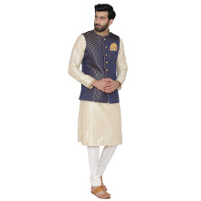 Pαnska bunda Manyavar (Jac121-306-S_Blue_S)