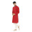 Manyavar Ανδρικές βαμβακερές πυτζάμες Kurta (M301102_Maroon_L) 2