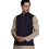 Manyavar Heren Nehru Jacket Blauw_L 1