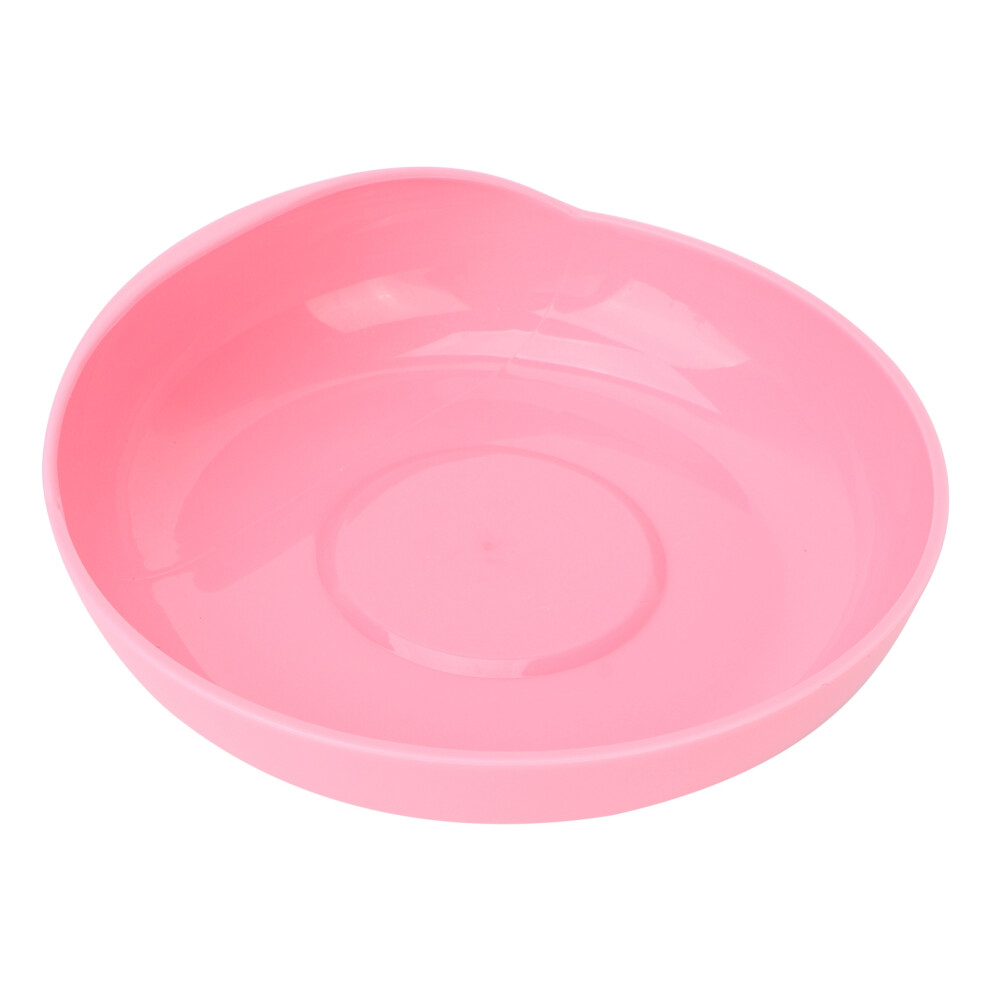 Pink Spill-Proof Plate With Suction For Disabled & Elderly - Design