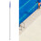 5Pcs Adjustable Aluminum Pool Pole for Cleaning, 118cm, Blue 15