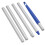 5Pcs Adjustable Aluminum Pool Pole for Cleaning, 118cm, Blue 12