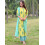 Set Kurta in cotone da donna Libas (20197_Verde 3