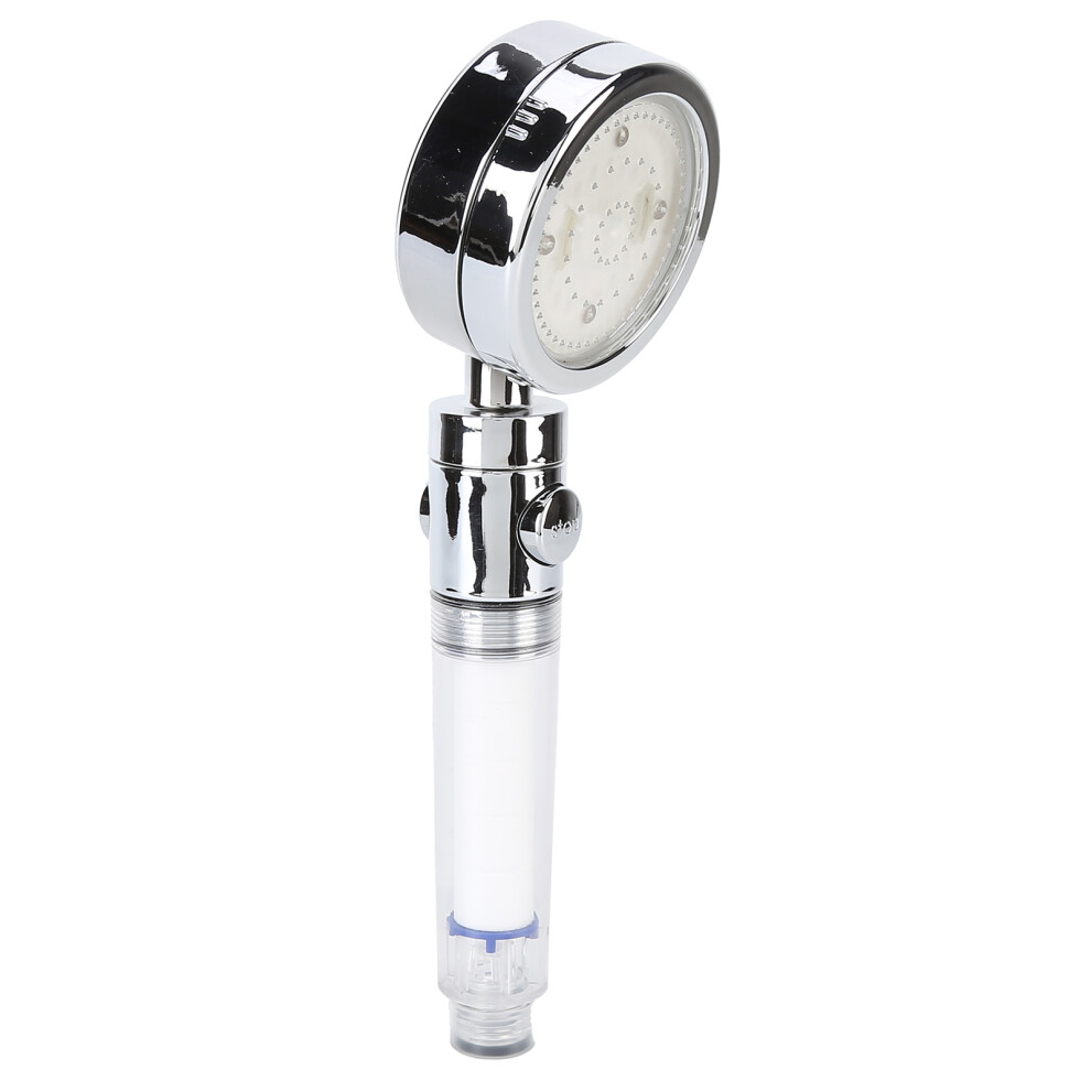 LED Shower Head with Filter & Colorful Flash, Round ABS+PC-image-OPC-PJKDXDZ-NEW