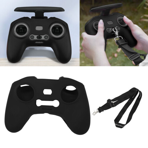 Funda de silicona para controlador Avata con correa negra 2